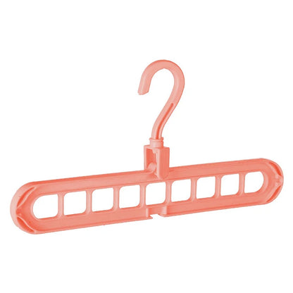 9-hole Clothes hanger organizer Space Saving Hanger multi-function folding magic hangers drying Racks Scarf clothes Storage