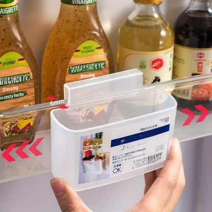 2pcs Space-saving Refrigerator Hanging Cheese Slice Organizer