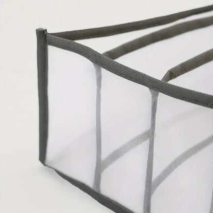 1PC- Closet Organizer for Socks Home Separated Underwear Storage Box 7/9/11 Grids Jeans Bra Organizer Foldable Drawer Organizer