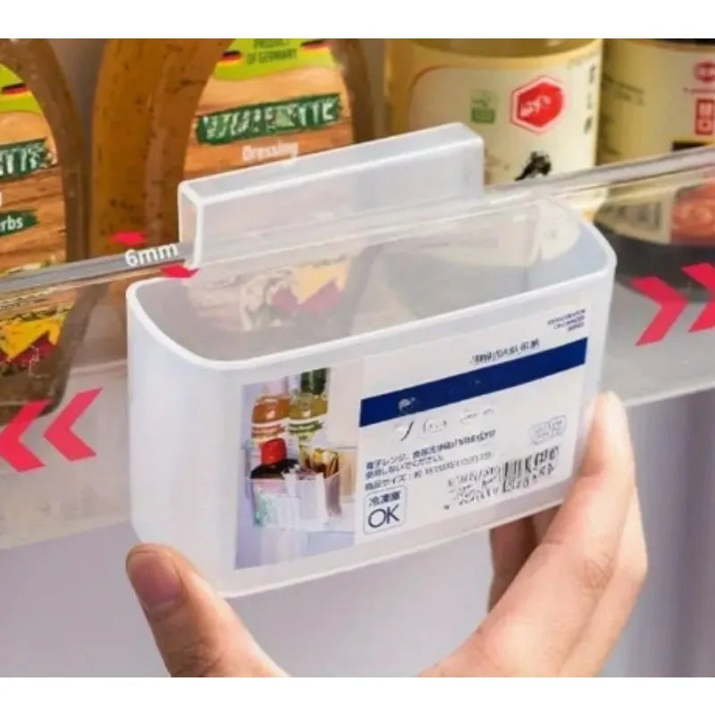 2pcs Space-saving Refrigerator Hanging Cheese Slice Organizer