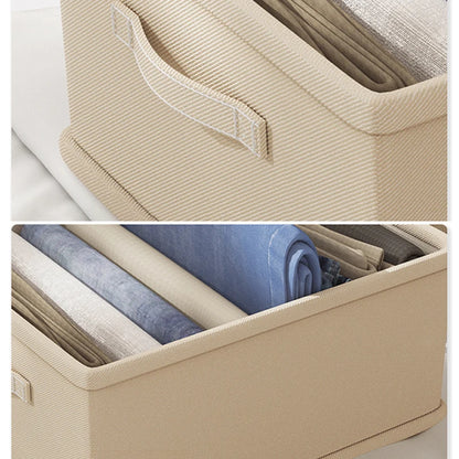Clothes Organizer Trousers Clothes Jeans Storage Box Underwear Bra Socks Artifact Compartment Box Wardrobe Clothes Organizer