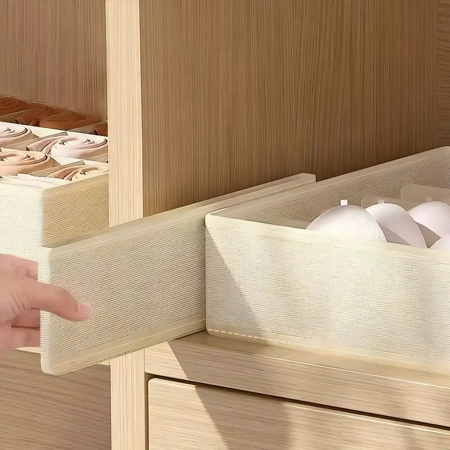 Cabinet Underwear Organizer Drawer Clothes Organizer Boxes Closet Organizer for Underwear Bra Socks Underpants Storage Organizer