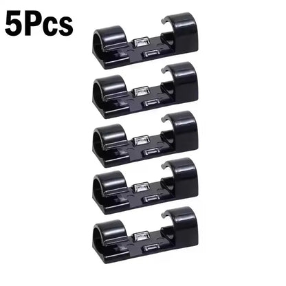 Cable Clips Organizer Drop Wire Holder Cord Management Self-Adhesive Cable Manager Fixed Clamp Wire Winder For Home Office Car