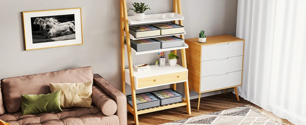 Sock Underwear Organizer Drawer Divider Foldable Closet Organizers Bins Cabinet Organization Storage Box for Socks Underwear Tie